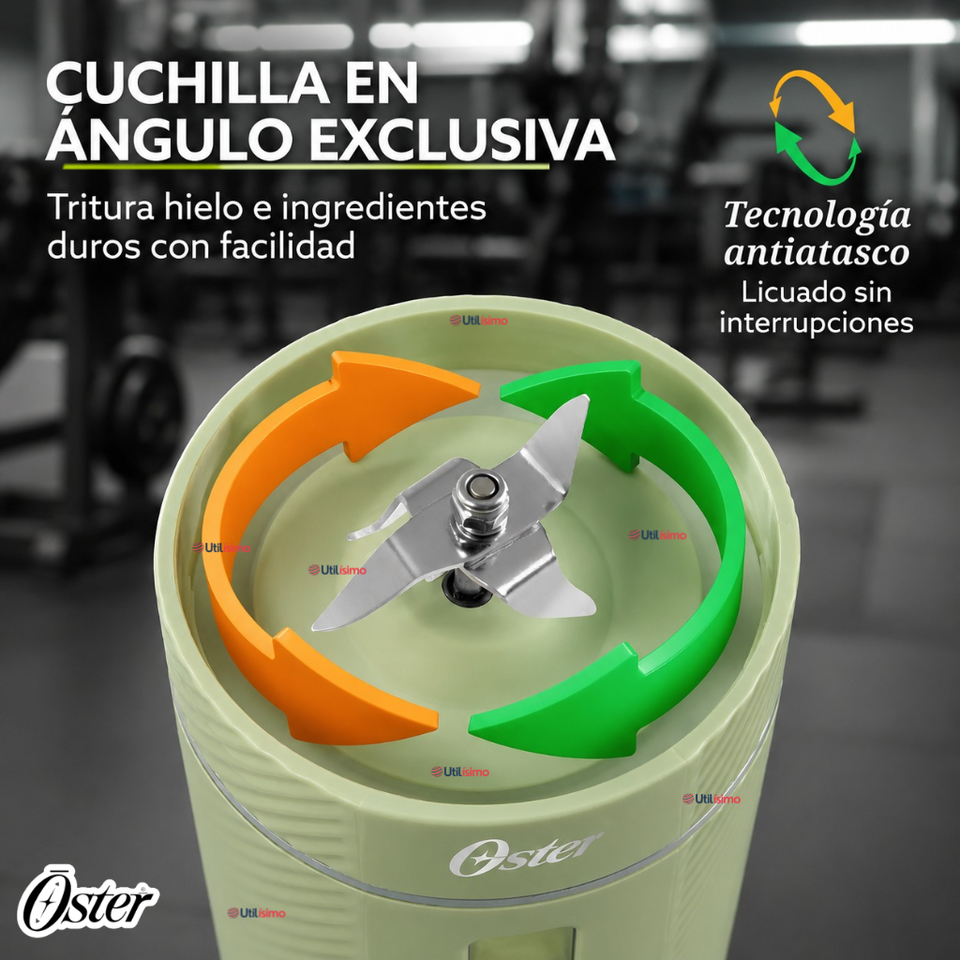Licuadora personal portátil  Oster GOMAX (590 ML) 100 W verde