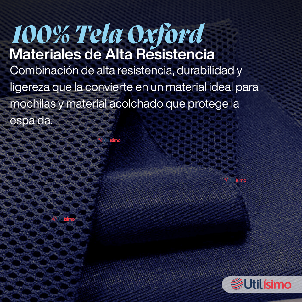 Mochila Escolar Bolso Con Efecto 3D Estuche + Lonchera 40Cm Tela Oxford Niño Dinosaur
