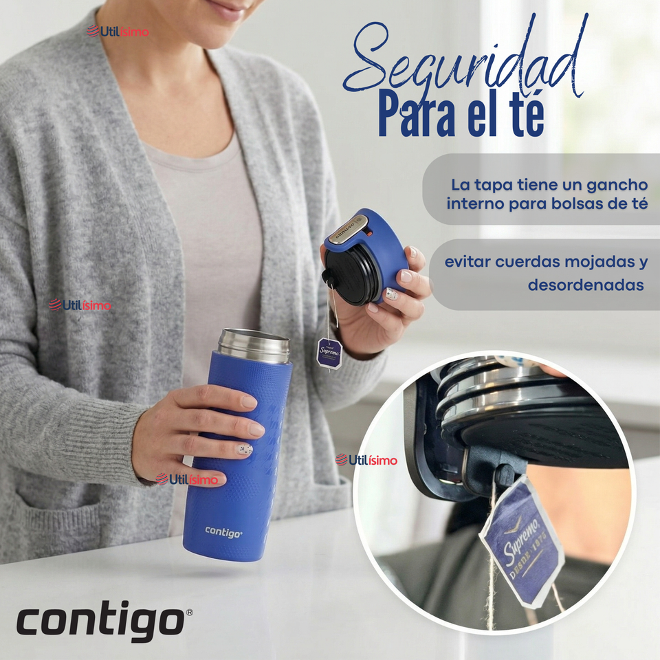 Vaso Térmico Contigo 473ml West Loop 3.0 Ally Love Acero Inoxidable Stellar