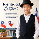 Chaleco Bolero Negro Tradicional Niño Fiestas Patrias