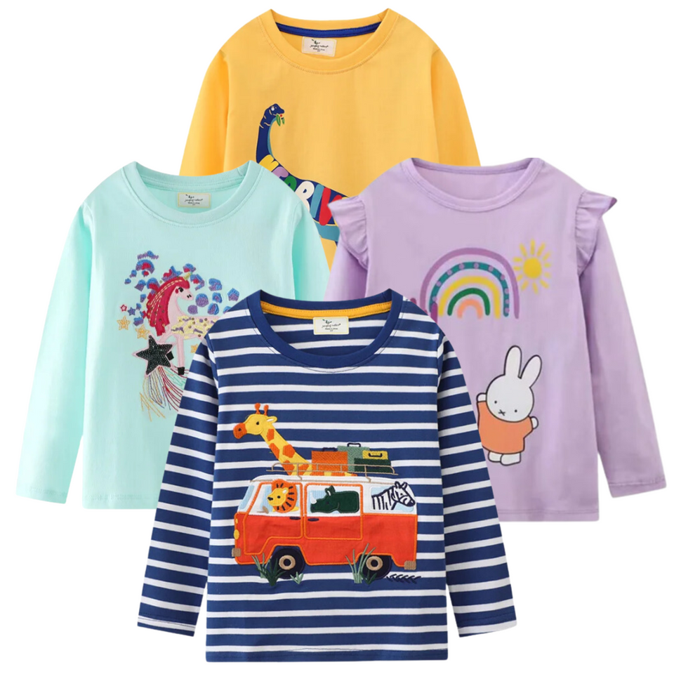 Poleras manga larga niña hotsell