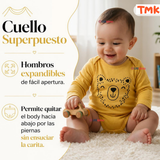 Set 5 Bodys Modelos Surtidos Manga Larga Algodón Niño