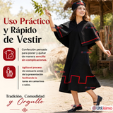 Traje Típico Vestido Mapuche 3 Piezas Mujer Fechas Patrias