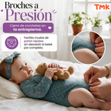 Pack 4 Bodys Manga Larga %100 Algodón Tedmimak Niña Little Violet