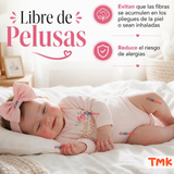 Pack 4 Bodys Manga Larga %100 Algodón Tedmimak Niña Baby Pink
