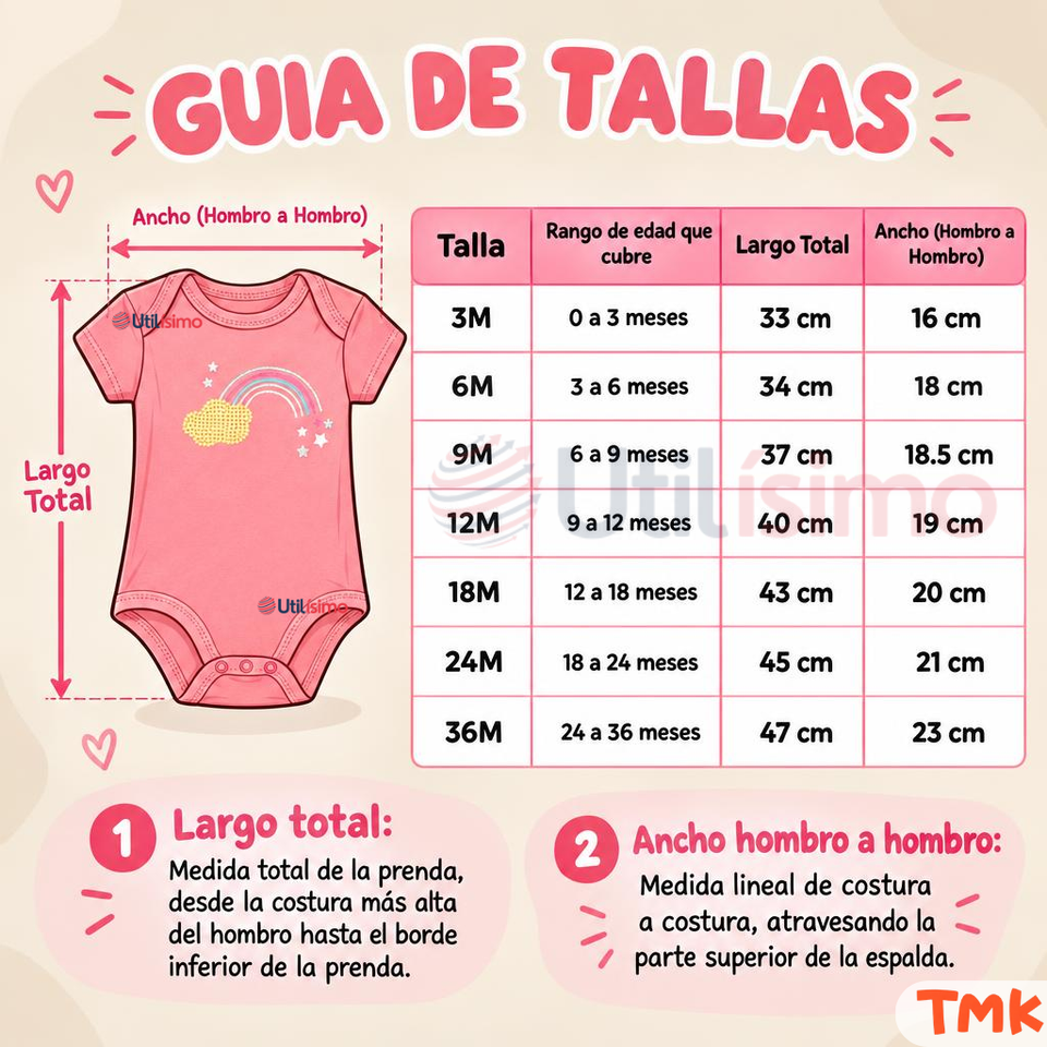 Pack 4 Bodys Manga Corta 100% Algodón Tedmimak Bebé Niña So Pink