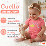 Pack 4 Bodys Manga Corta 100% Algodón Tedmimak Bebé Niña So Pink