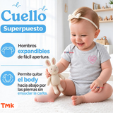 Pack 4 Bodys Manga Corta 100% Algodón Tedmimak Bebé Niña Butterfly