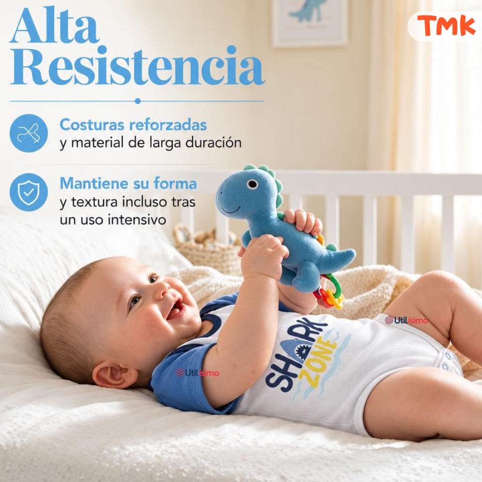 Pack 4 Bodys Manga Corta 100% Algodón Tedmimak Bebé Niño Shark