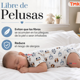 Pack 4 Bodys Manga Corta 100% Algodón Tedmimak Bebé Niño Best Pals