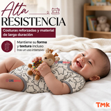 Pack 4 Bodys Manga Corta 100% Algodón Tedmimak Bebé Niño Bear