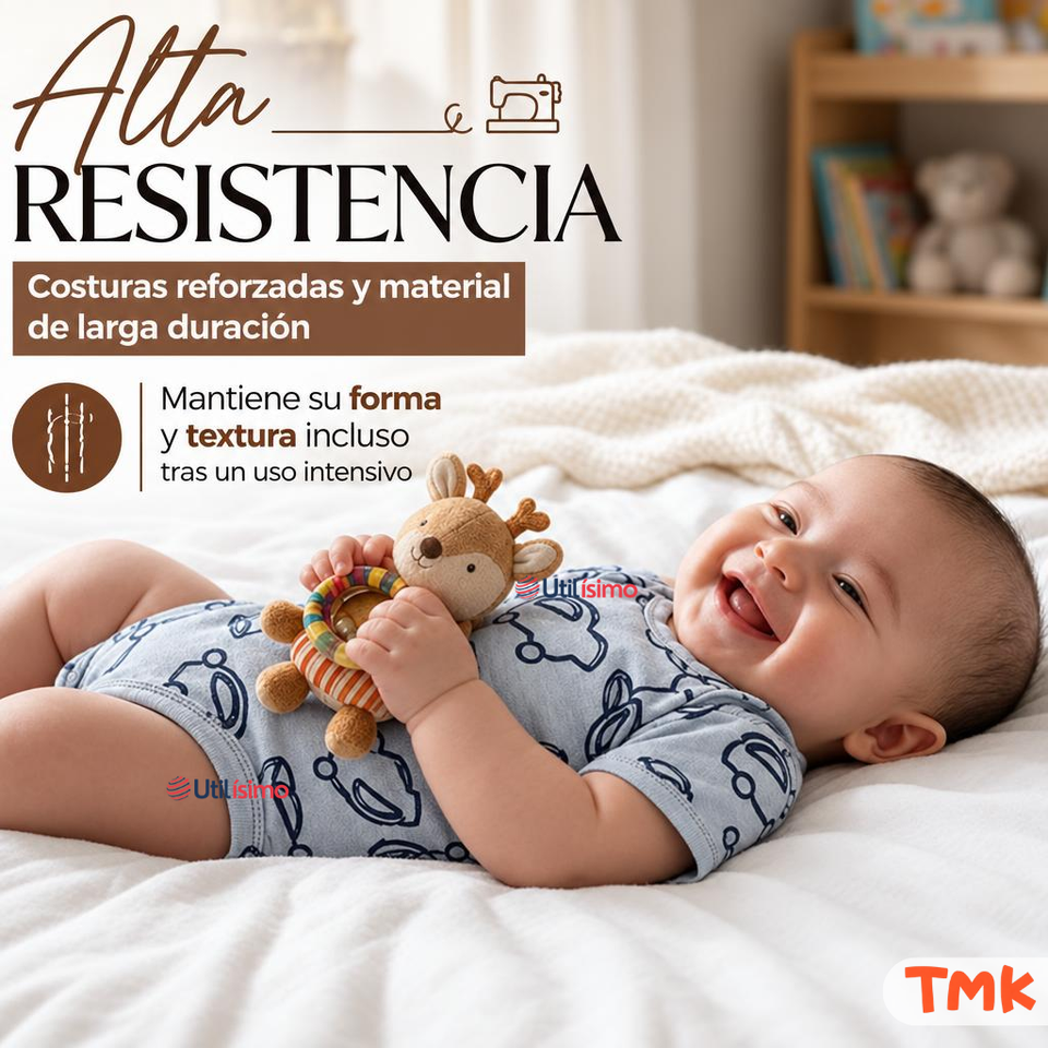 Pack 4 Bodys Manga Corta 100% Algodón Tedmimak Bebé Niño Car & Truck