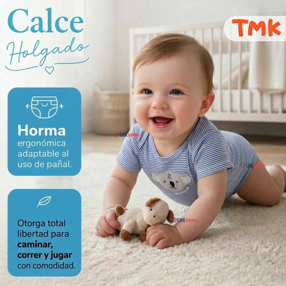 Pack 5 Bodys Manga Corta 100% Algodón Tedmimak bebé Niño Animals