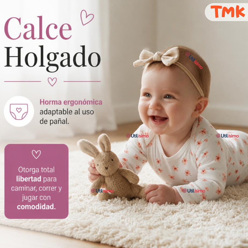 Pack 5 Bodys Manga Larga %100 Algodón Tedmimak Niña Pink Flowers