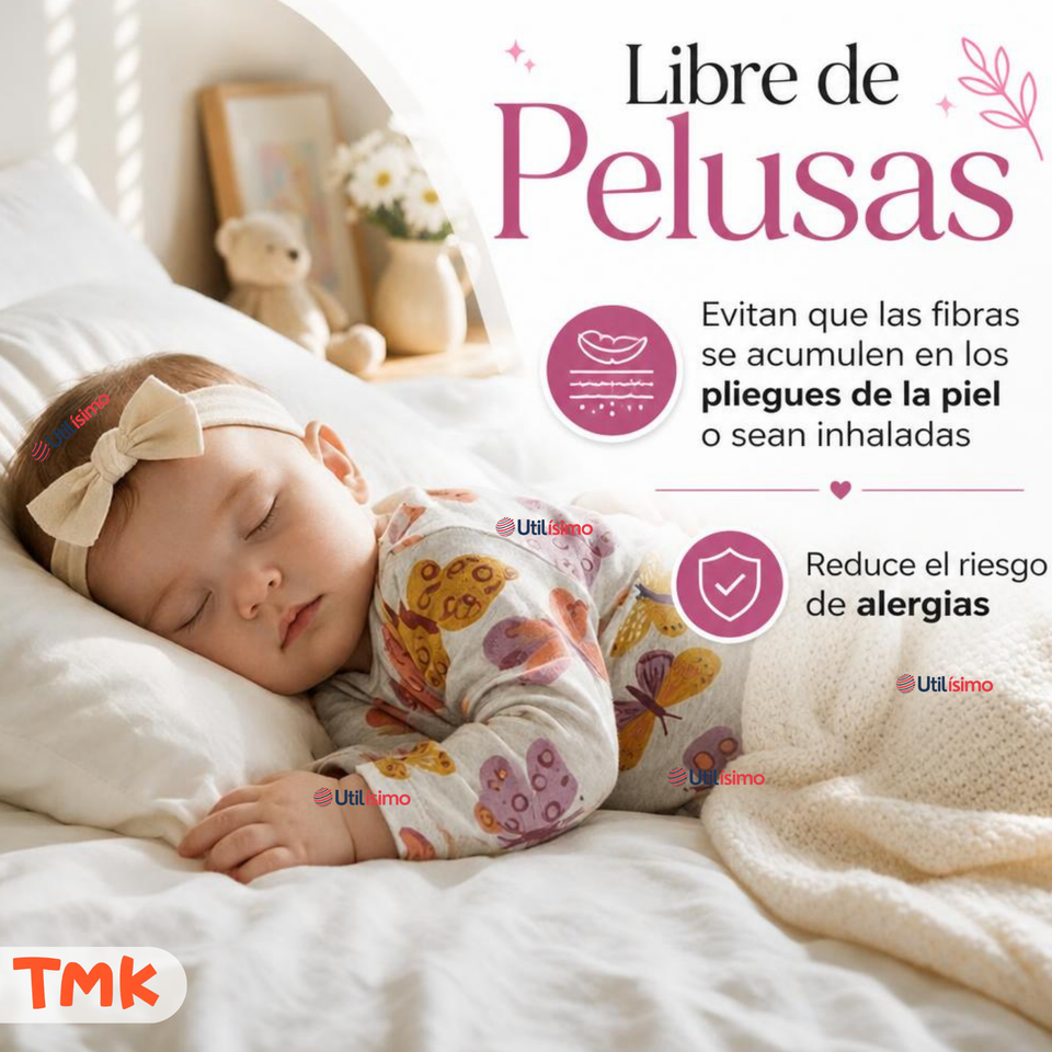 Pack 5 Bodys Manga Larga %100 Algodón Tedmimak Niña Pink Flowers