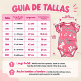 Pack 5 Bodys Manga Corta 100% Algodón Tedmimak Bebé Niña Flowers