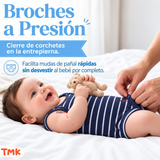 Pack 5 Bodys Sin Mangas 100% Algodón Tedmimak Bebé Niño Sun