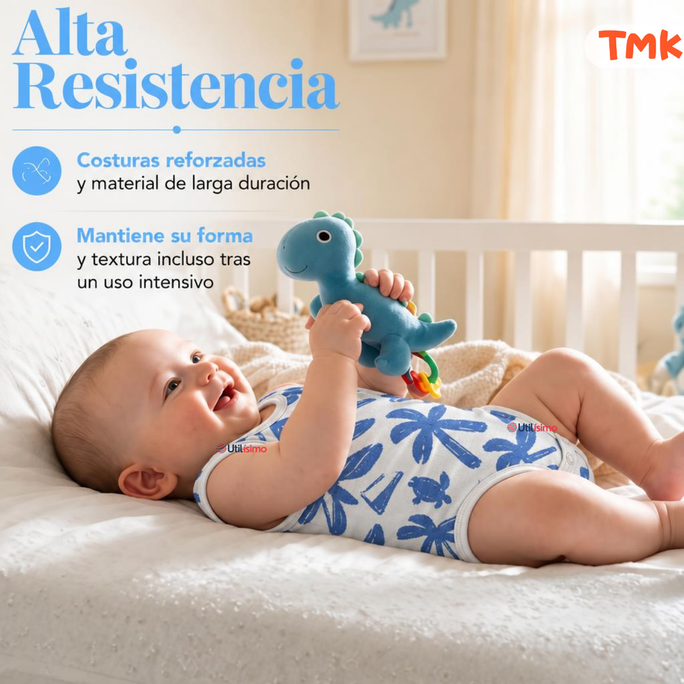 Pack 5 Bodys Sin Mangas 100% Algodón Tedmimak Bebé Niño Sun