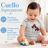 Pack 5 Bodys Manga Corta 100% Algodón Tedmimak Bebé Niño Bear