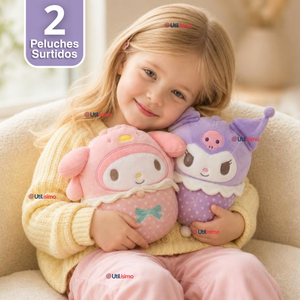 Pack 2 Peluches coleccionables Squismallows Surtidos juguete infantil