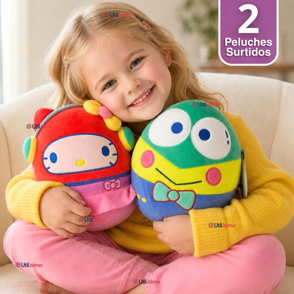 2 Peluches Sanrio Juguete Infantil Niña Fun