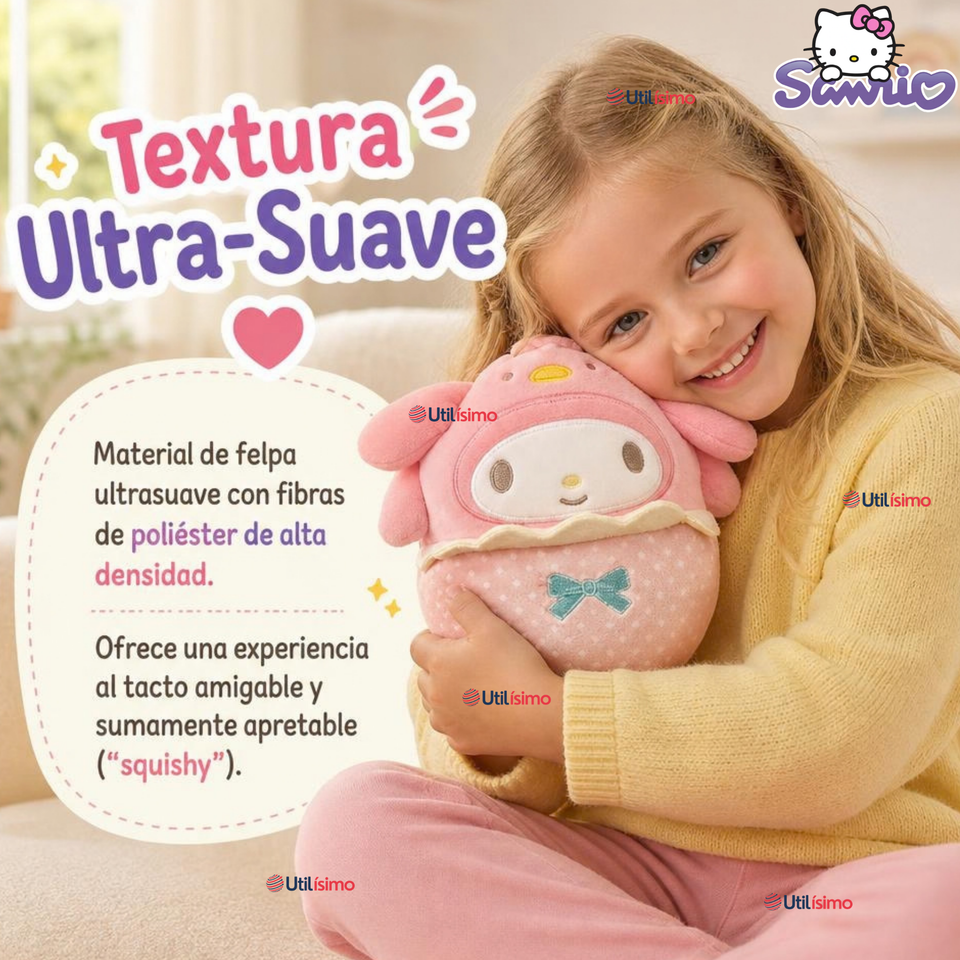 2 Peluches Sanrio Juguete Infantil Niña Cute
