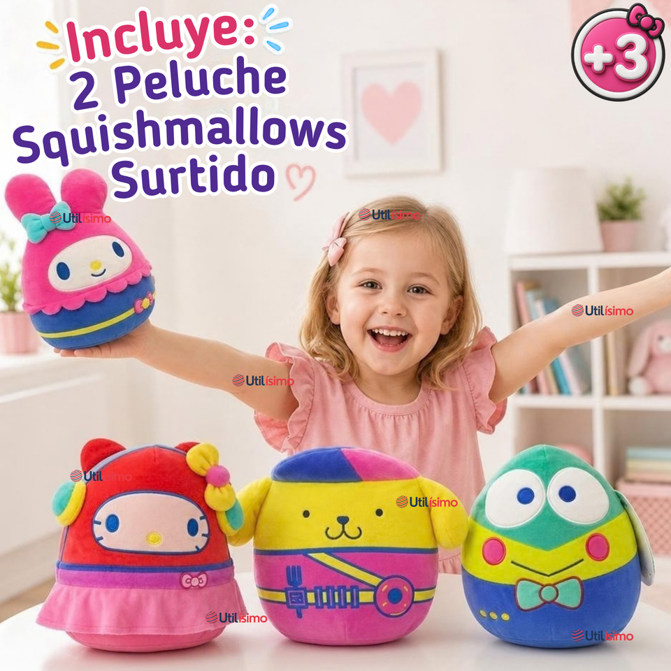 2 Peluches Sanrio Juguete Infantil Niña Fun