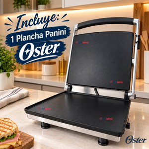 Plancha panini Oster® de superficie plana CKSTSM3884 Antiadherente
