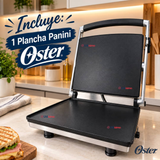 Plancha panini Oster® de superficie plana CKSTSM3884 Antiadherente