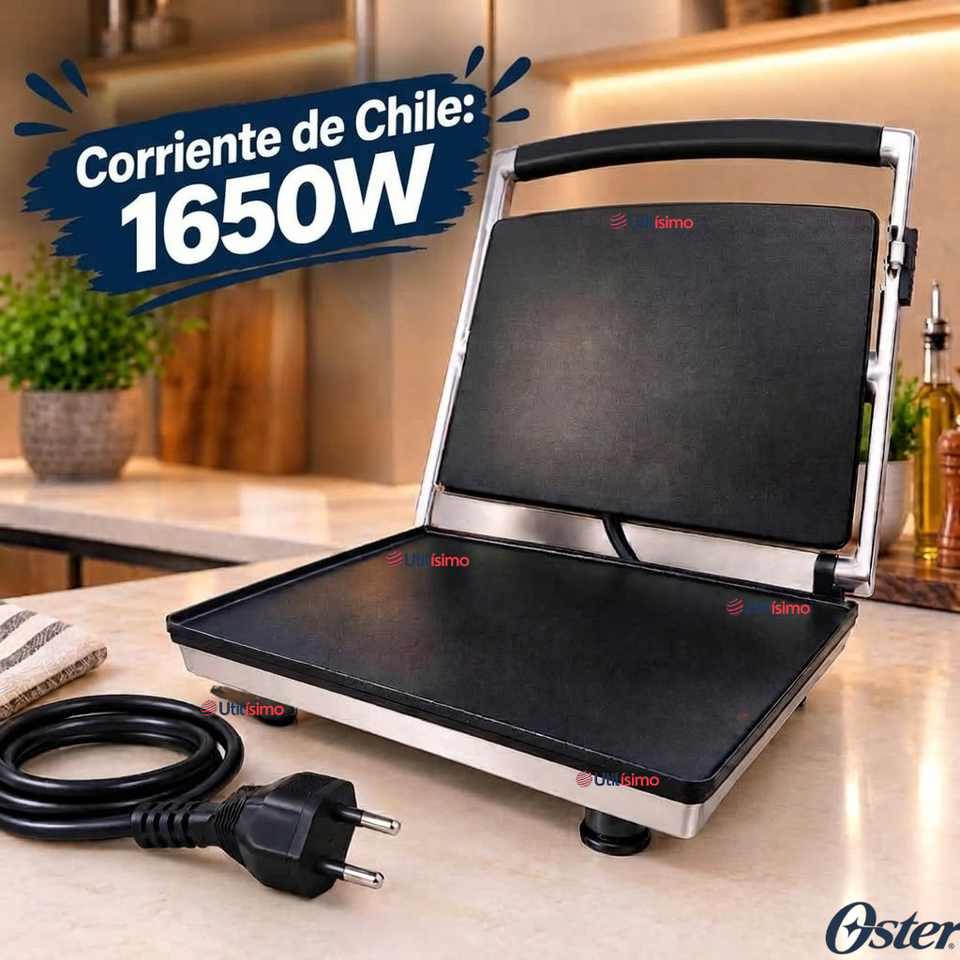 Plancha panini Oster® de superficie plana CKSTSM3884 Antiadherente