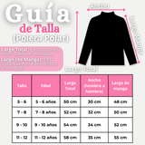 Pack 3 Poleras Camisetas Polar Blanca Primera Capa Cuello Beatle Manga Larga Niña