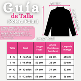 Pack 3 Poleras Camisetas Polar Fucsias Primera Capa Cuello Beatle Manga Larga Niña