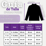 Pack 3 Poleras Camisetas Polar Lila Primera Capa Cuello Beatle Manga Larga Niña