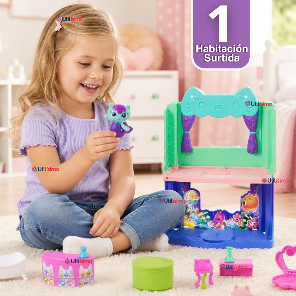 Set 1 Habitación Surtida Gabby's Dollhouse Juguete Infantil Niña