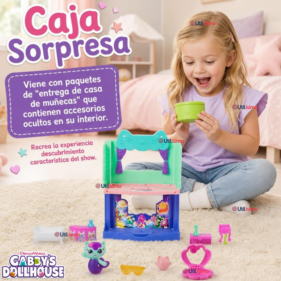 Set 1 Habitación Surtida Gabby's Dollhouse Juguete Infantil Niña