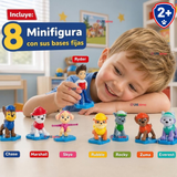 Set 8 Mini Figuras Paw Patrol Juguete Infantil Niño