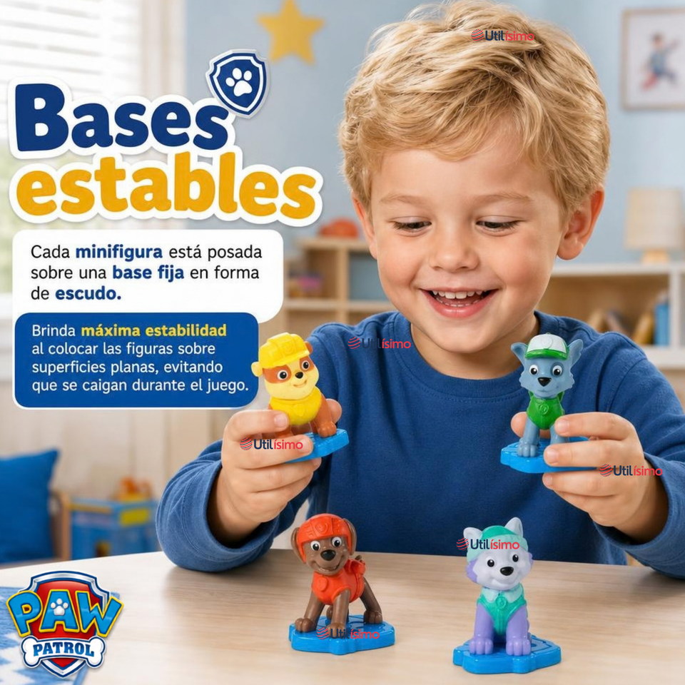 Set 8 Mini Figuras Paw Patrol Juguete Infantil Niño