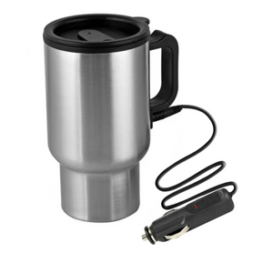 Termo Vaso Eléctrico 450ml Taza Auto Hogar