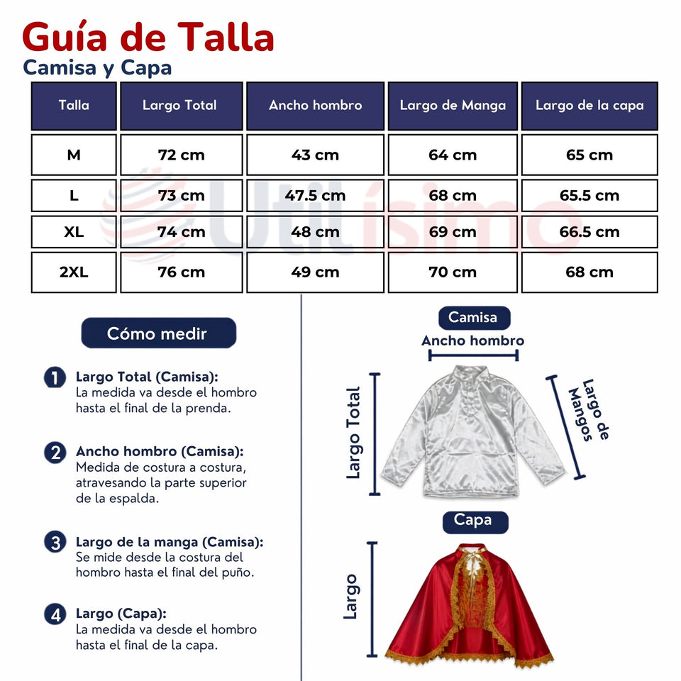 Traje Tirana Diablada Rojo Adulto 5 Piezas Hombre Baile Típico Fiestas Patrias