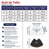 Traje Tirana Diablada Negro 3 Piezas Mujer Baile Típico Fiestas Patrias