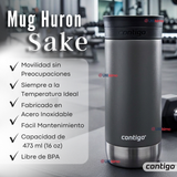 Vaso Térmico Contigo® Mug Huron Sake 473 ML Tecnología SNAPSEAL™