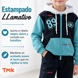 Conjunto Buzo Polerón 2 Piezas 100% Algodón Tedmimak Niño 89 Blue Boy