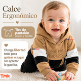Conjunto Buzo Polerón 2 Piezas 100% Algodón Tedmimak Bebé Niño Good for dogs