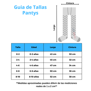 Pack 3 Pantys Primera Capa Invierno Niño Y Niña Surtido