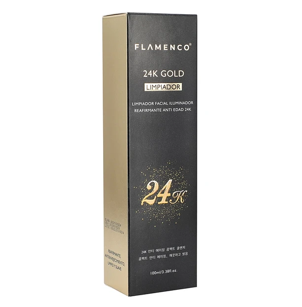 Limpiador Facial 24K Gold Flamenco 100ml