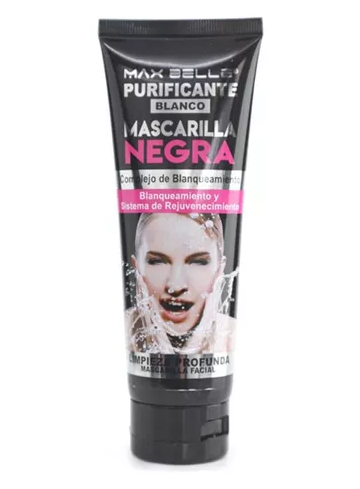 Mascarilla Facial Negra Purificante Max Belle 130ml