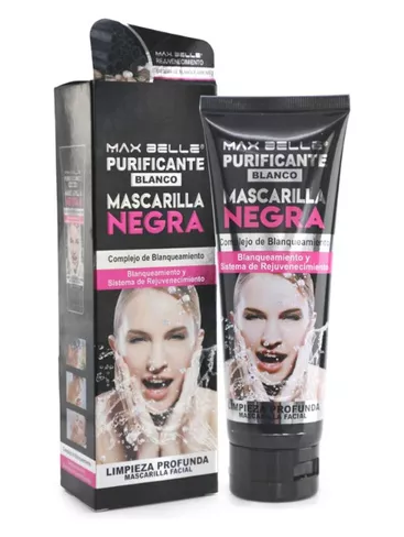 Mascarilla Facial Negra Purificante Max Belle 130ml