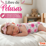 Pack 4 Bodys Sin Manga 100% Algodón Tedmimak Bebé Niña Pinki