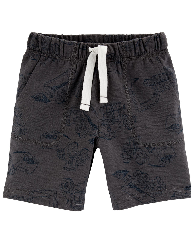 Shorts Carter's Carros Infantiles Con Bolsillos