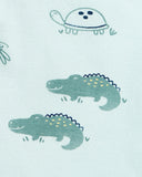 Pack 5 Body Carter´s Animales Alegres Sin Manga